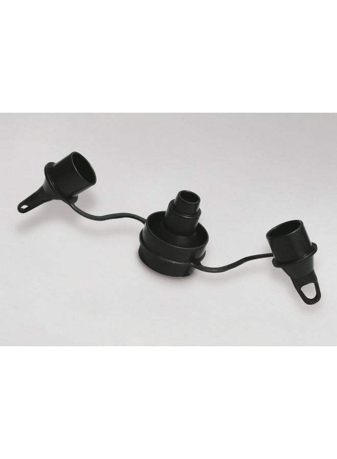 INTEX Battery Operated Air Pump Black/Red/White 14.9x11.1x13cm - Image 2
