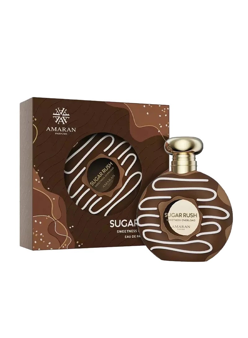 AMARAN Sugar Rush Sweetness Overload Amaran Eau de Parfum 100ml Unisex | Long-Lasting Sweet Fruity Floral Perfume - Image 2