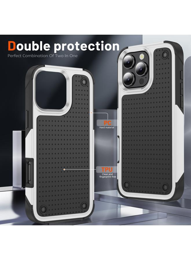 اس-توب جراب لهاتف iPhone 16 Pro Max مصنوع من مادة PC + TPU وغطاء حماية مقاوم للصدمات - Image 3