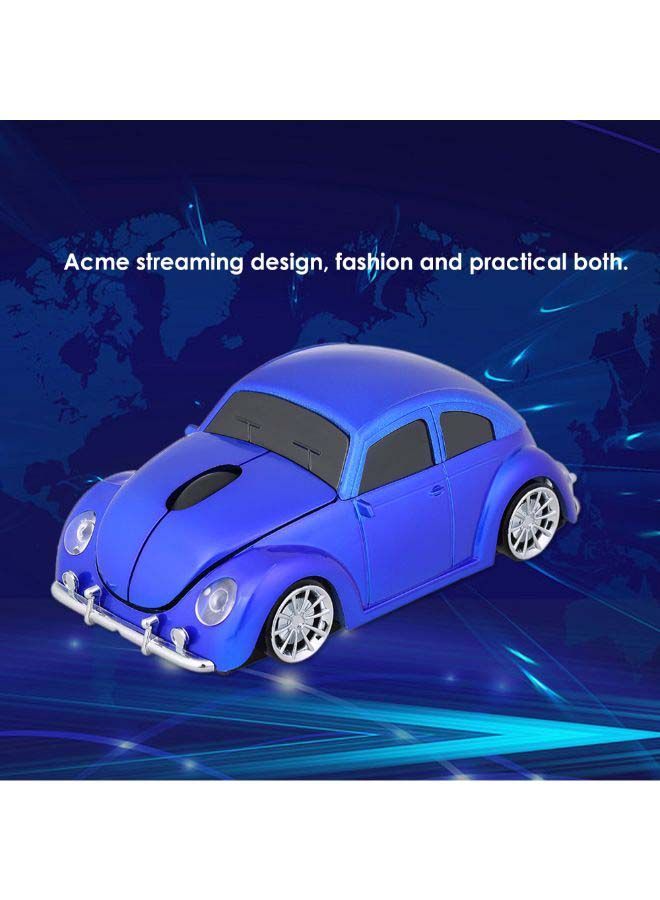 نيبمينينت ماوس ضوئي لاسلكي على شكل سيارة أحمر - Image 3