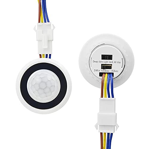 REES52 REES52 Mini Motion Sensor Light Switch 110220V PIR Sensor Smart Detection Time Delay Adjustable Infrared Induction Detector for Strip LED Ceiling Lamp - Image 2