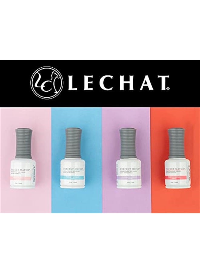 Lechat Perfect Match Gel Polish - Beauty Bride-To-Be - Light Beige Pink with Cream Finish - (0.5 Ounce) - Easy Application - Soak Off Formula