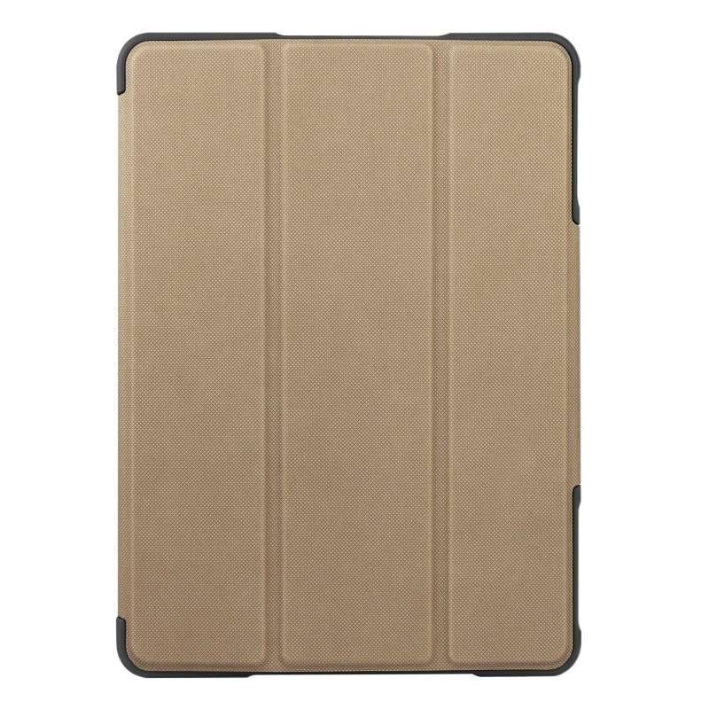 حافظة سامسونج تاب قابلة للطي متوافقة مع Samsung Galaxy Tab A11 / Samsung Galaxy Tab A9 مع حامل قلم باللون بني مع غطاء حماية ووظيفة حامل وحمل يومي للتابلت بوظيفة حامل باللون البني. - Image 4