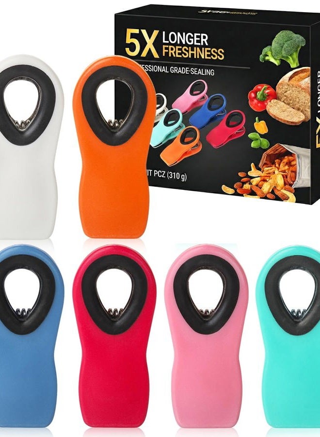 Mr. Pen Chip Clips, Magnetic, 6 Pack, Bag Clips, for Chips, Food Packages, for Fridge - Image 1