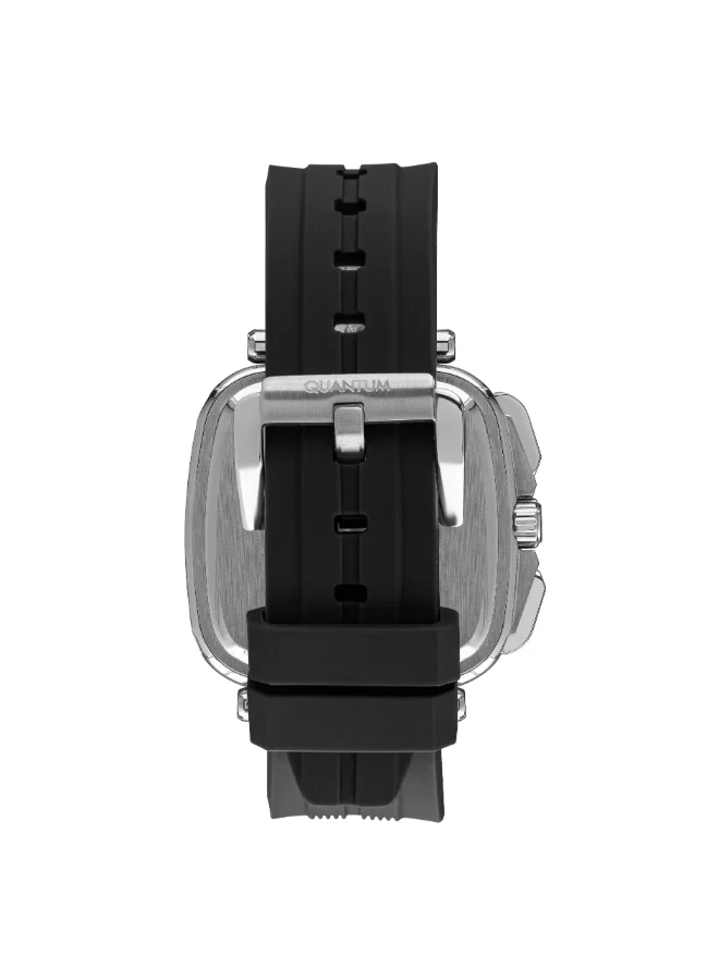 Quantum Men's Silicone Multifunction Watch PWG1014.351 - 44 mm