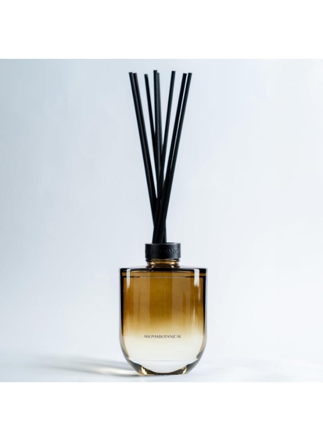 ALLURE Reed Home Diffuser Set 400ml – Jasmine & Cedarwood | Free 8 Fabric Reed Sticks | Stress Relief & Aromatherapy | Long-Lasting, Smoke-Free Air Freshener for Home & Office - Image 2