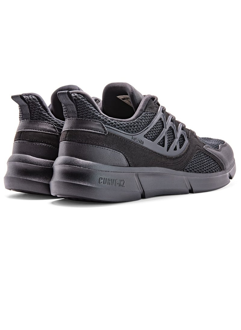 بوكا Puca Shoes for Men | Lightweight and flexible men's sneakers | Shoes with extra grip | Xigma Black  - Image 3