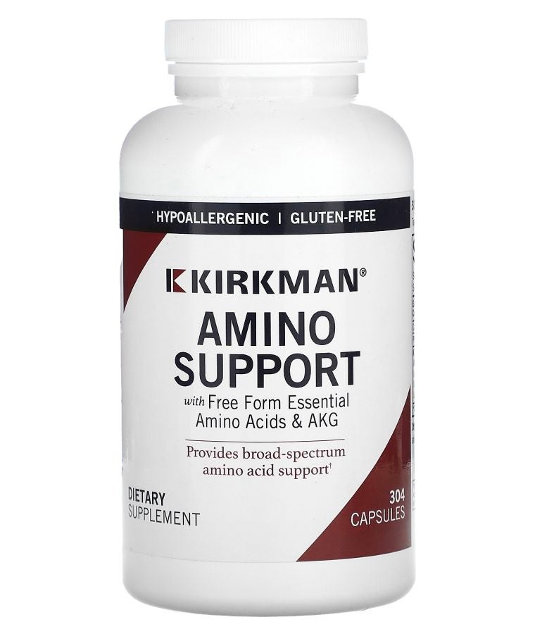 Kirkman Labs Amino Support with Free Form Essential Amino Acids & AKG 304 Capsules