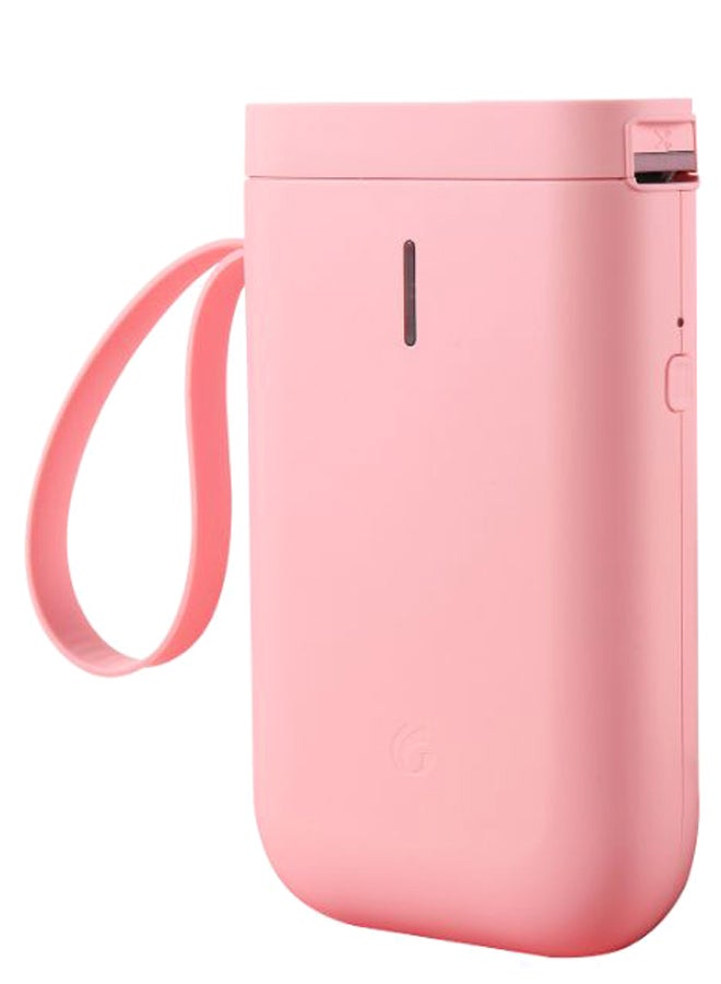 NIBEMINENT Bluetooth Wireless Portable Thermal Label Printer Pink - Image 1