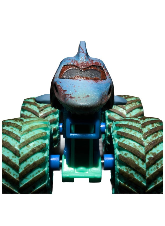 Monster Jam Mud Blasters Megalodon Truck Die-cast Vehicle (1:64, 8 cm) - Image 3