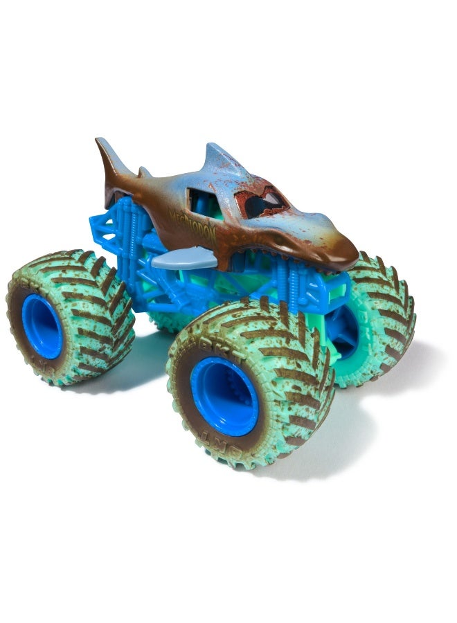 Monster Jam Mud Blasters Megalodon Truck Die-cast Vehicle (1:64, 8 cm) - Image 2