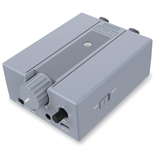 Donner EM2 Headphone Amplifier DC 5V-1A, 3.5mm Rechargeable Portable in-Ear Monitor Amplifier with 8Ω to 250Ω Impedance, with 2 XLR and 1/4" TRS Inputs - Image 1