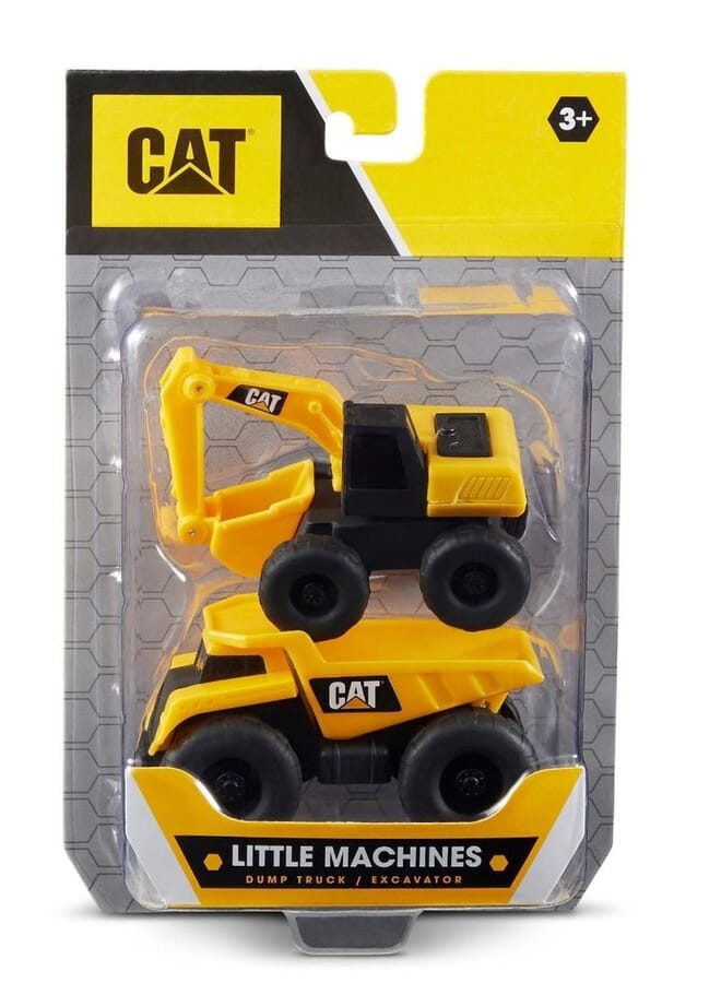 CAT 3 Inch Mini Machines 2 Pack Assorted