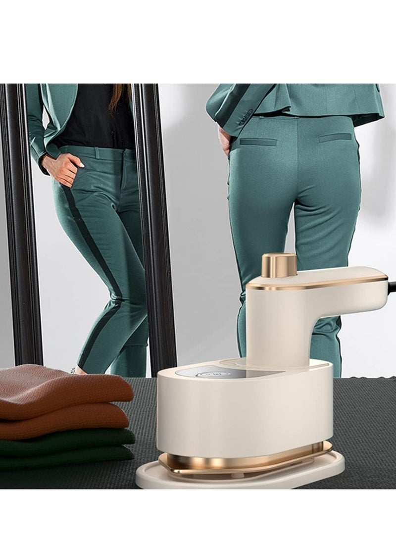 XIPH Travel Iron Mini with Steam, Travel Mini Steam Iron, Handheld Steamer Iron Portable Mini Iron Steamer, Garment Fabric Wrinkles Remover Support Dry And Wet Ironing for Home Business Travel - Image 2