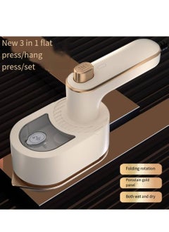 XIPH Travel Iron Mini with Steam, Travel Mini Steam Iron, Handheld Steamer Iron Portable Mini Iron Steamer, Garment Fabric Wrinkles Remover Support Dry And Wet Ironing for Home Business Travel  - Image 5