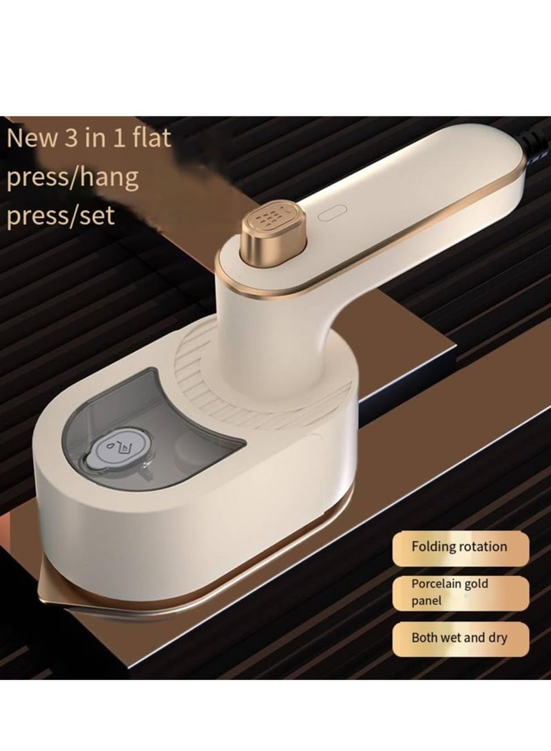 XIPH Travel Iron Mini with Steam, Travel Mini Steam Iron, Handheld Steamer Iron Portable Mini Iron Steamer, Garment Fabric Wrinkles Remover Support Dry And Wet Ironing for Home Business Travel - Image 5