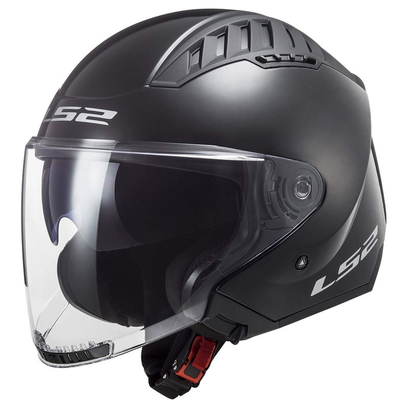 LS2 Helmets Copter Open Face Helmet (Gloss Black - Small) - Image 5