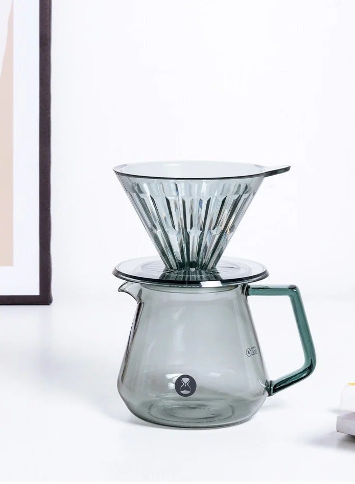 TIMEMORE Crystal Eye Brewer Set Dripper 01 Transparent Black - Image 1