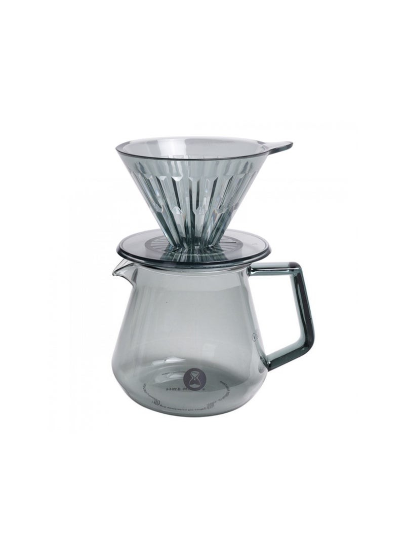 TIMEMORE Crystal Eye Brewer Set Dripper 01 Transparent Black - Image 2