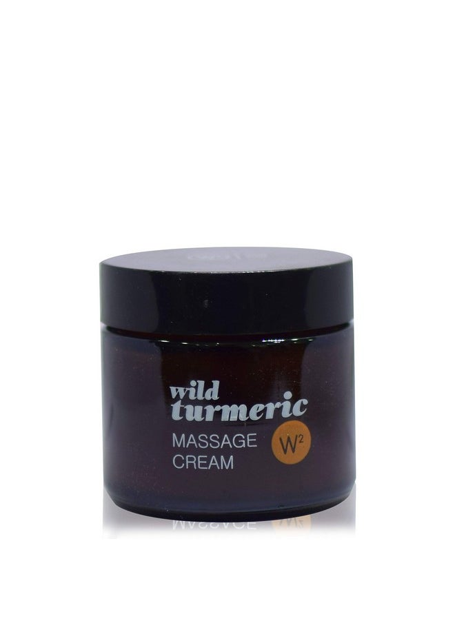 W2 W2 Why Wait Wild Turmeric Massage Cream | With Turmeric, Liquorice & Saffron Extract | Anti-oxidant, Even Tone, Radiant & Glwoing Skin (50g Pack)  - Image 2
