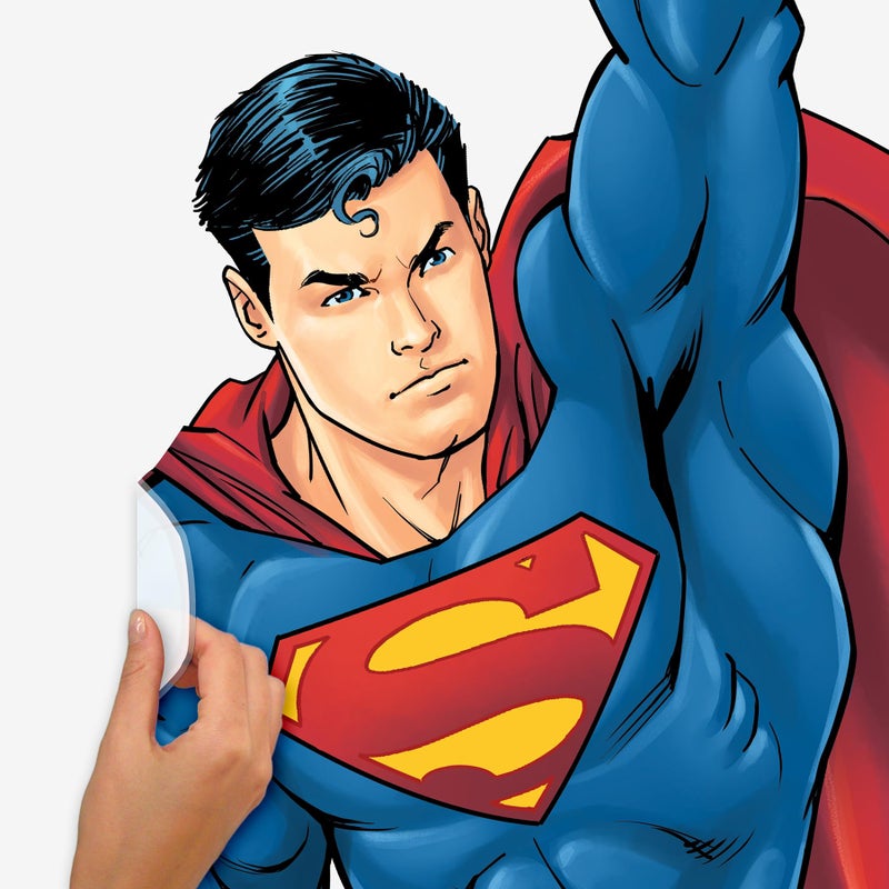RoomMates Superman Global Hero Peel and Stick Wall Decals, RMK5564GM - Image 4