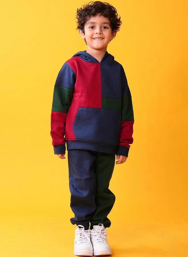 انثريلو مجموعة من جوغر وهودي فليس بنمط كتل الالوان