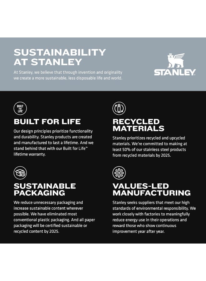 ستانلي مج ستانلي كوينشر H2.0 الأصلي 40 أونصة - لون بيبي بلو | كوب ستانلي حراري ستانلس ستيل | مج استانلي المطور فلو ستيت بمقبض وشاليموه | مج حراري يحفظ البرودة لـ 11 ساعة والمثلجات لـ يومين - Image 4