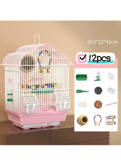 General Birdcage Luxury Cage Large Size Heightened Flying Metal Villa Ornamental Cage  - Image 1