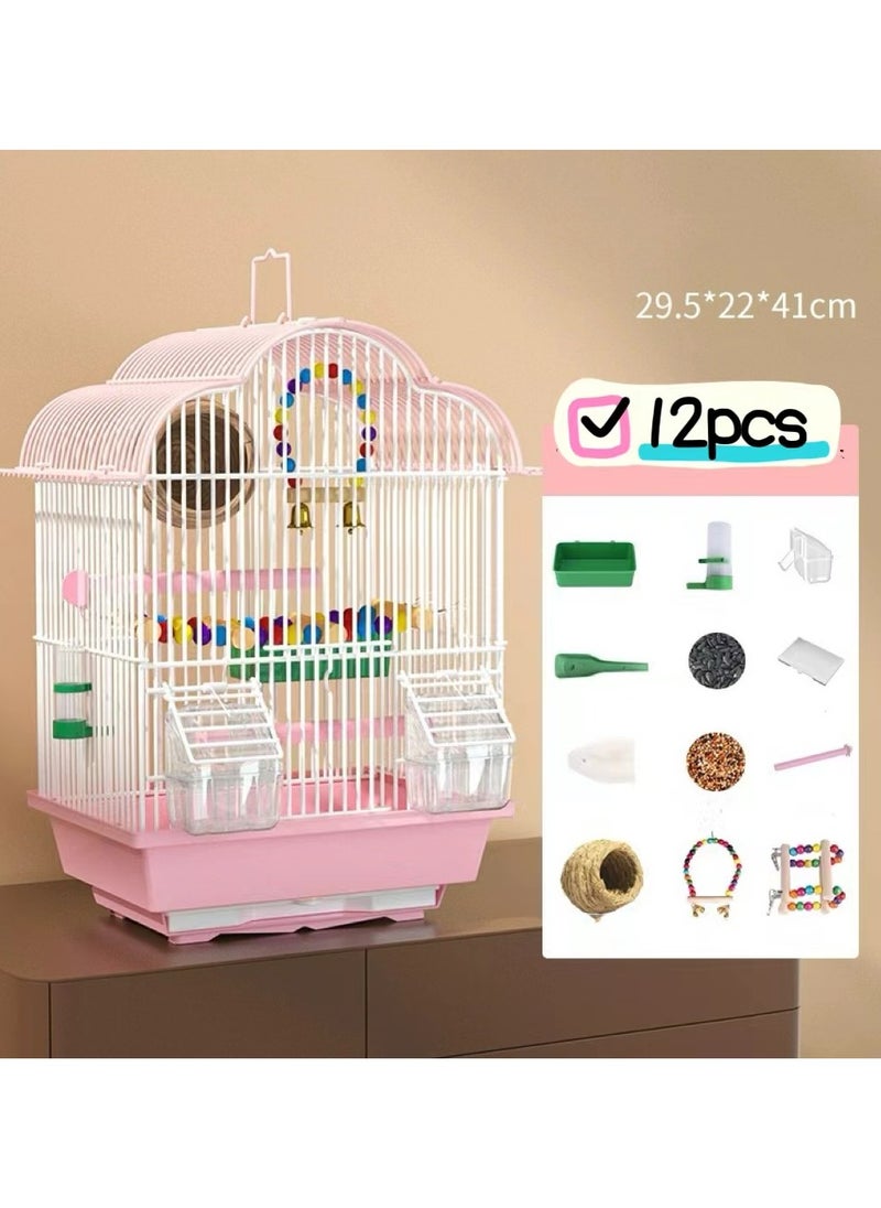 General Birdcage Luxury Cage Large Size Heightened Flying Metal Villa Ornamental Cage  - Image 1