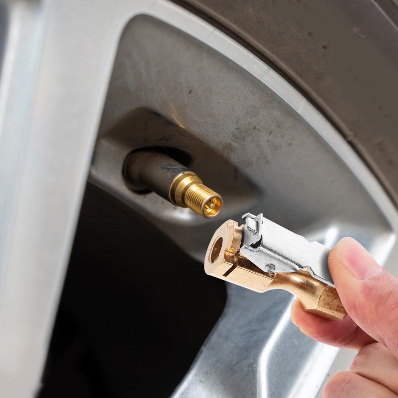 Heavy Duty Metal Tire Air Chuck Inflator With Quick Self Locking Function - Image 5