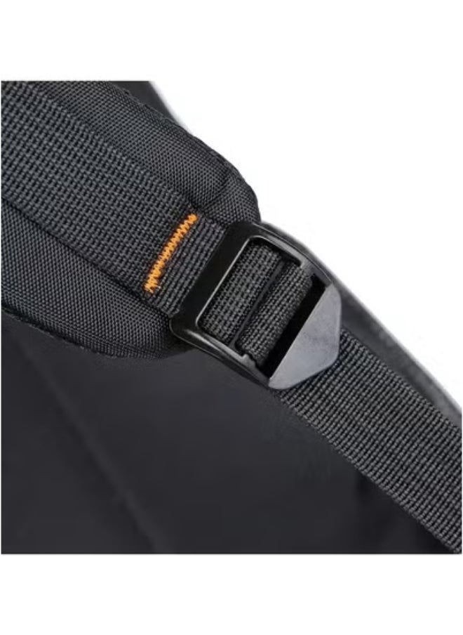 Fashion Sport Durable Backpack For Boys And Girls Suitable For Travel University College School Or Work Large Capacity Adjustable Strap Design Polyester Lining Durable Zipper Pockets For Laptop Books And Travel Essentials Black With Orange  - Image 2