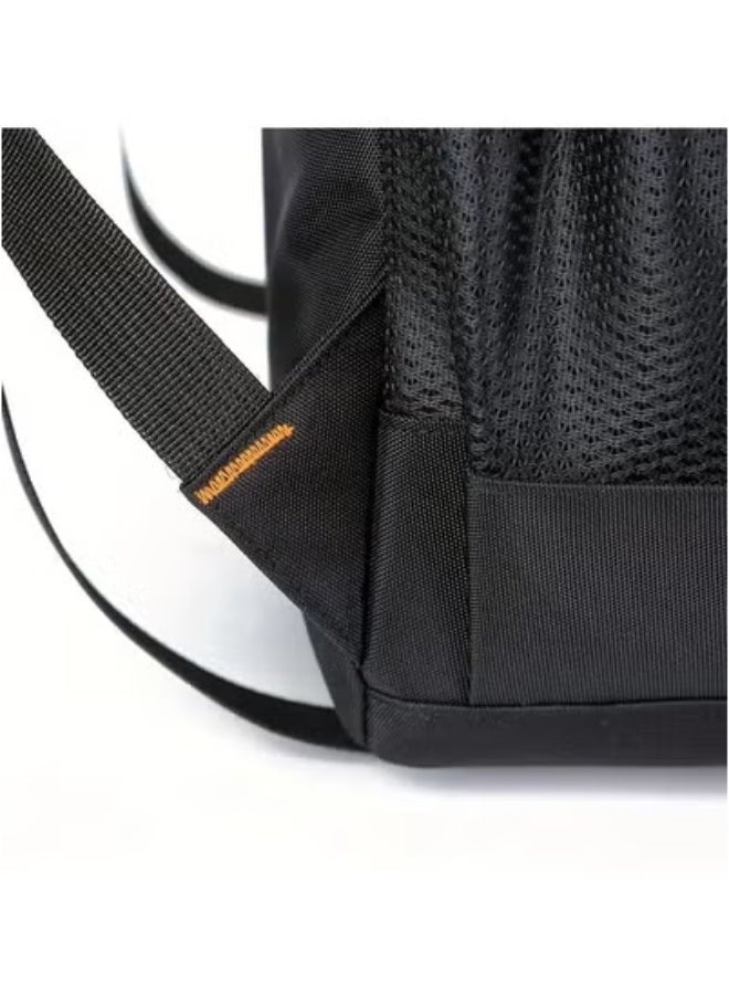 Fashion Sport Durable Backpack For Boys And Girls Suitable For Travel University College School Or Work Large Capacity Adjustable Strap Design Polyester Lining Durable Zipper Pockets For Laptop Books And Travel Essentials Black With Orange  - Image 3