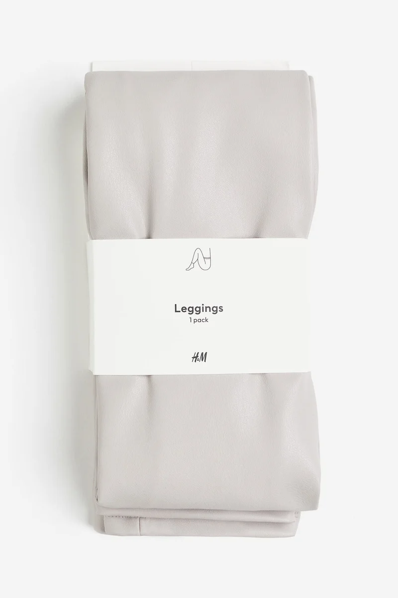 H&M Pu High Waist Leggings