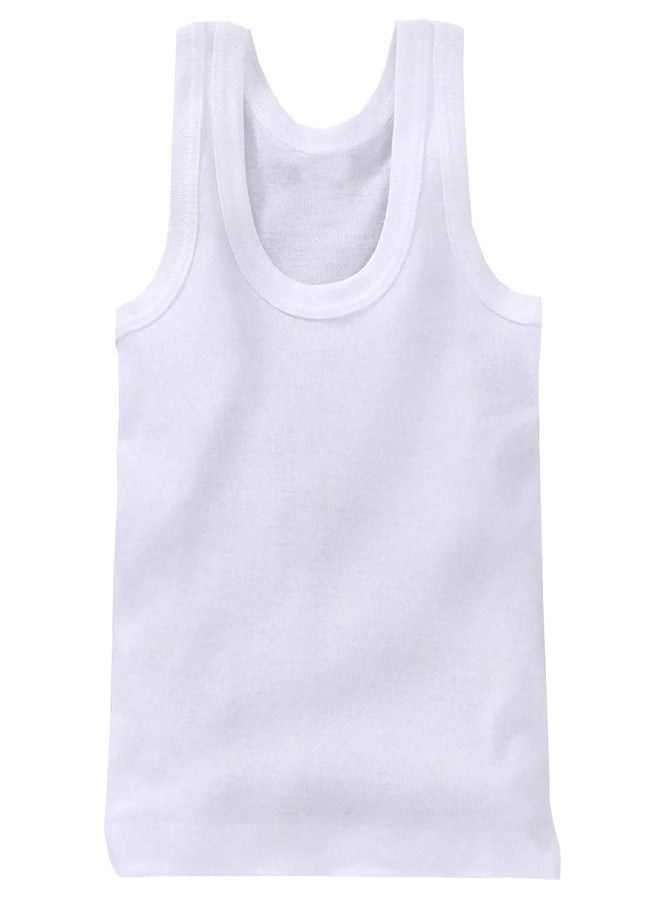KRIDAY Unisex Vest Baniyan (ZR-VEST_White_4 Years-5 Years) - Image 3