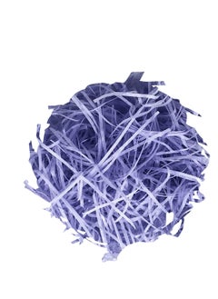 MARKQ Crinkle Cut Shredded Paper Filler for Gift Wrapping Hamper/Basket Filling, Packing Supplies (Purple)  - Image 1