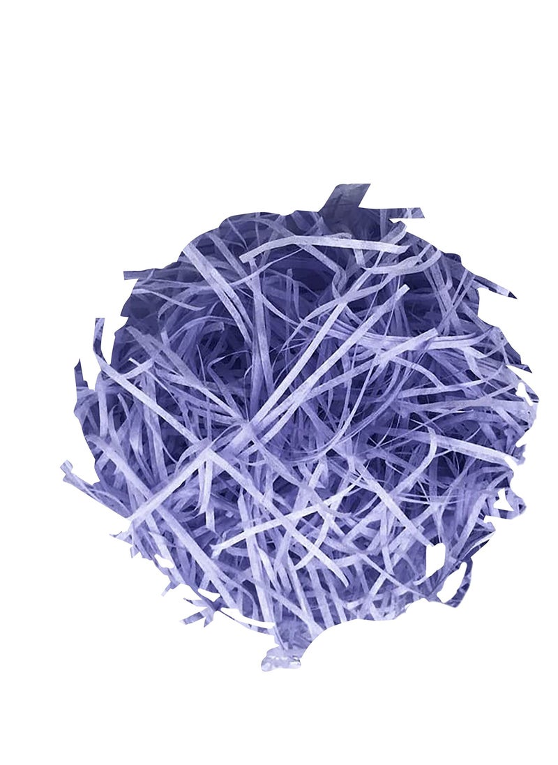 MARKQ - Crinkle Cut Shredded Paper Filler for Gift Wrapping Hamper/Basket Filling, Packing Supplies (Purple) - Image 1