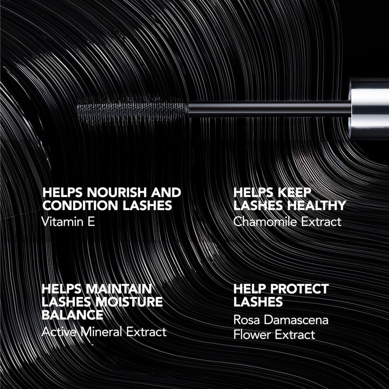 BUXOM Lash Volumizing Mascara, Blackest Black, Full Size - Image 5