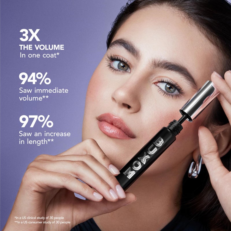 BUXOM Lash Volumizing Mascara, Blackest Black, Full Size - Image 3