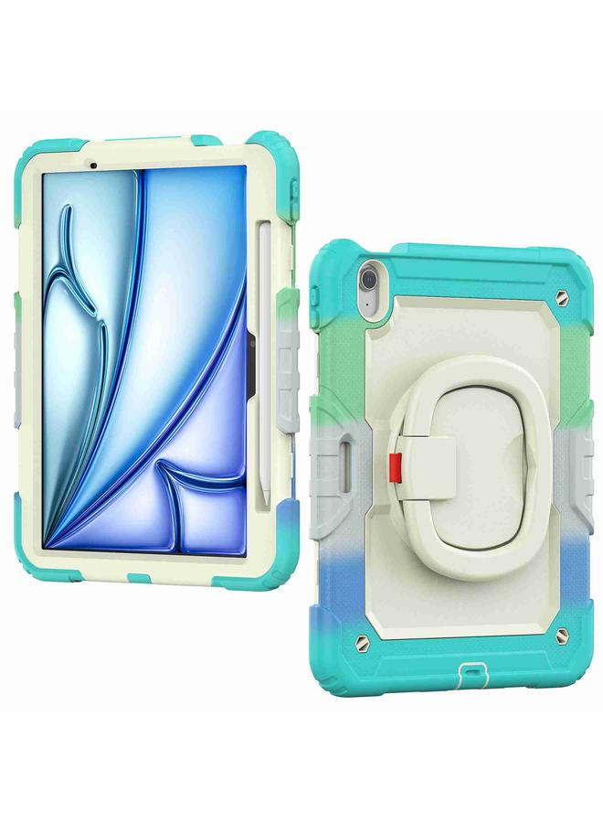 Zaboon Case For iPad Air 11 2025 / 2024 Handle Silicone Hydric PC Tablet Case with Shoulder Strap - Image 2