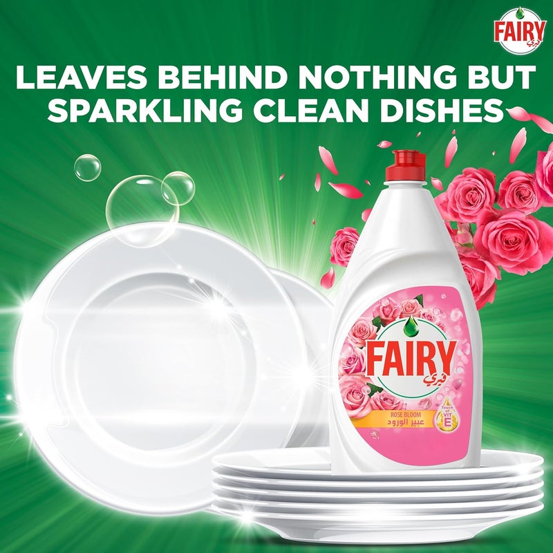 Fairy Dishwashing Liquid, Rose Bloom, 3x600ml - Image 5
