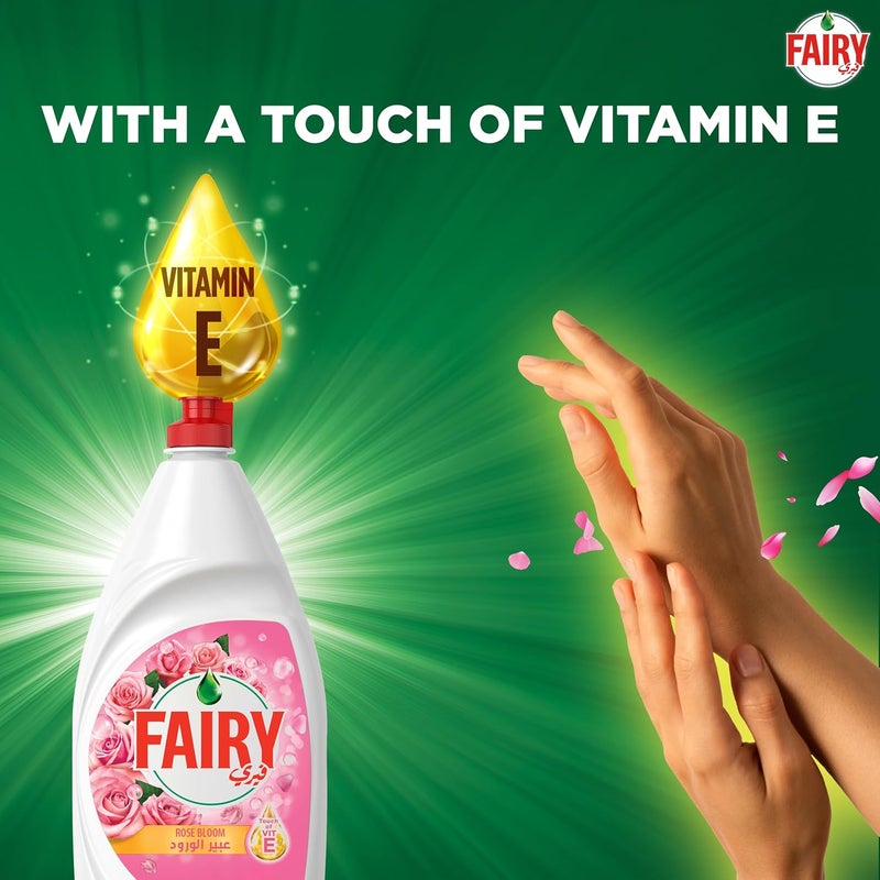 Fairy Dishwashing Liquid, Rose Bloom, 3x600ml - Image 3