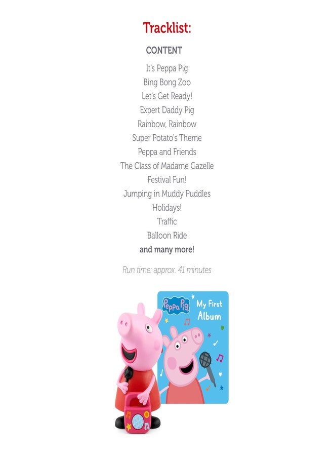 Tonies Peppa Pig: My First Album Audio Toy Figurine - Image 5