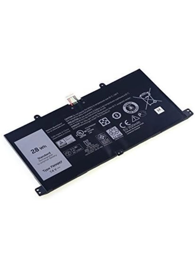 Terabyte 7WMM7 Laptop Battery for Dell Venue 11 Pro Keyboard Dock D1R74 Series Notebook DL011301-PLP22G01 CFC6C CP305193L1 D1R74(7.4V 28Wh) - Image 1