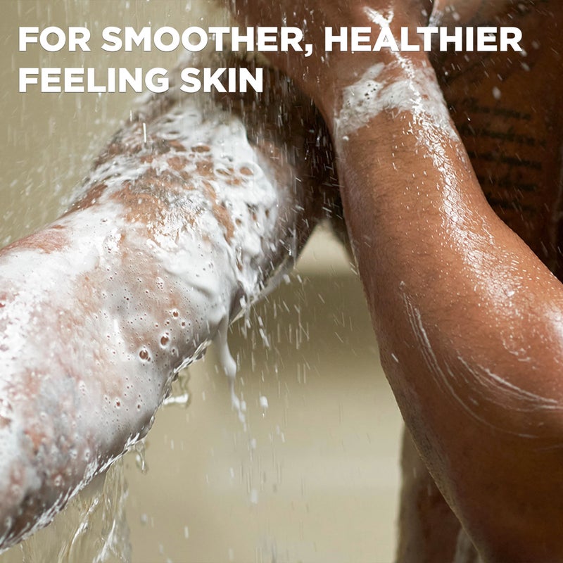 Dove Men+Care صابون دوف للرجال + العناية بار تنظيف برتقال دموي + ملح البحر 4 قطع لإعادة بناء البشرة في الحمام، بار 4 في 1 للشعر والجسم والوجه والحلاقة مع منظف نباتي وزيوت طبيعية 5 أونصات - Image 5