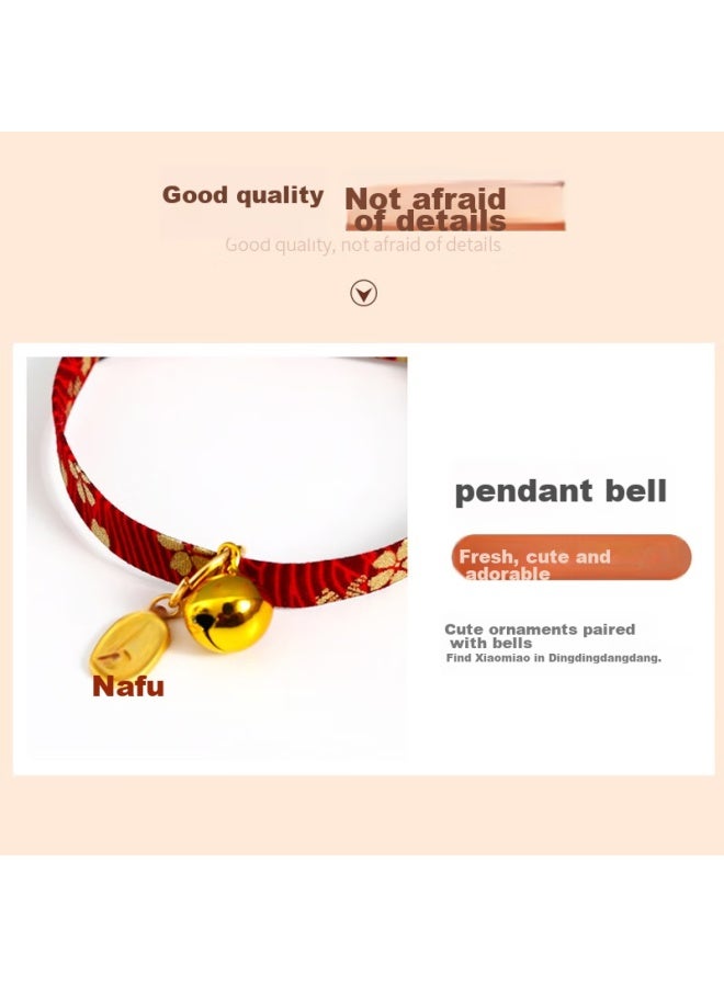Zigman Cigeman Cat Collar, Cat Bell, Dog Cartoon Bell Collar, Leash, Pet Bell Necklace, Teddy Collar Accessory - Image 3