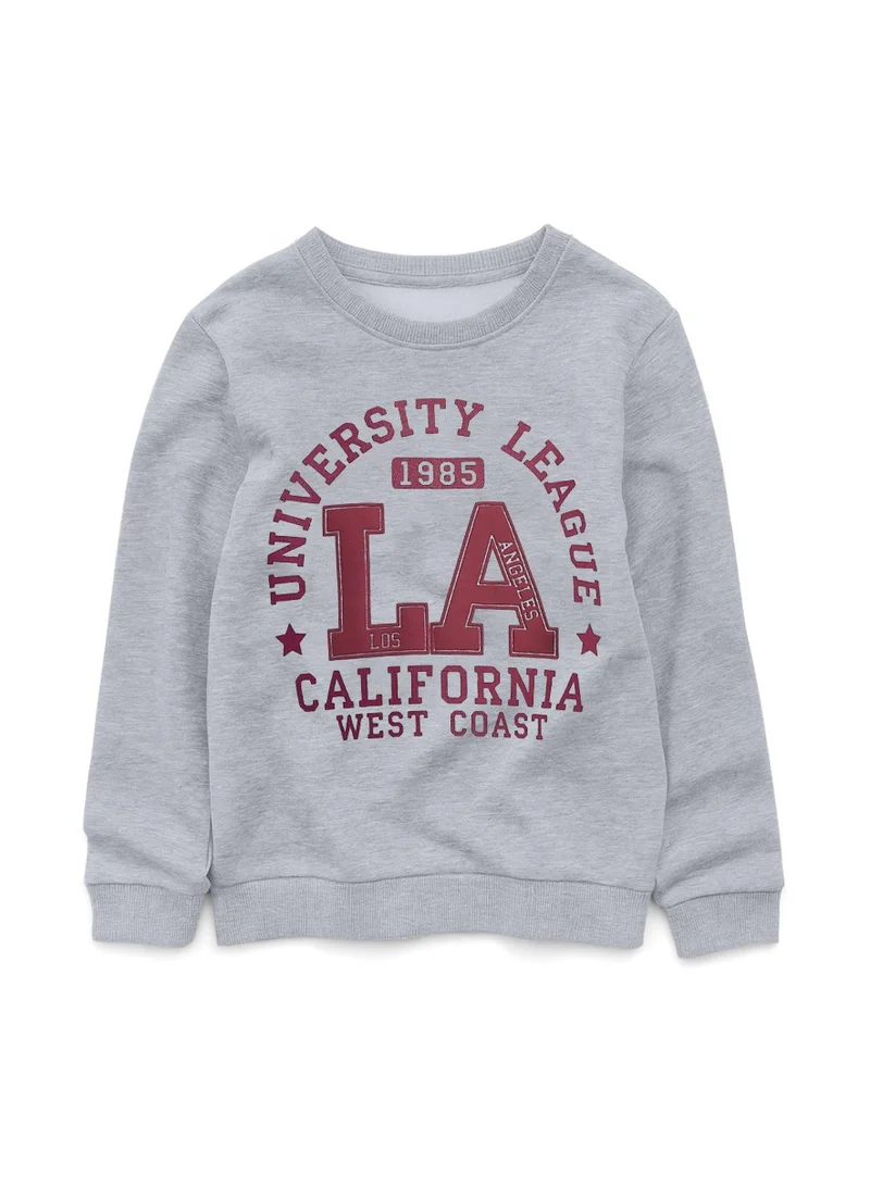 فكتور اند جين بدلة رياضية صوف بسحاب أمامي للأولاد تكساس  - عنابي