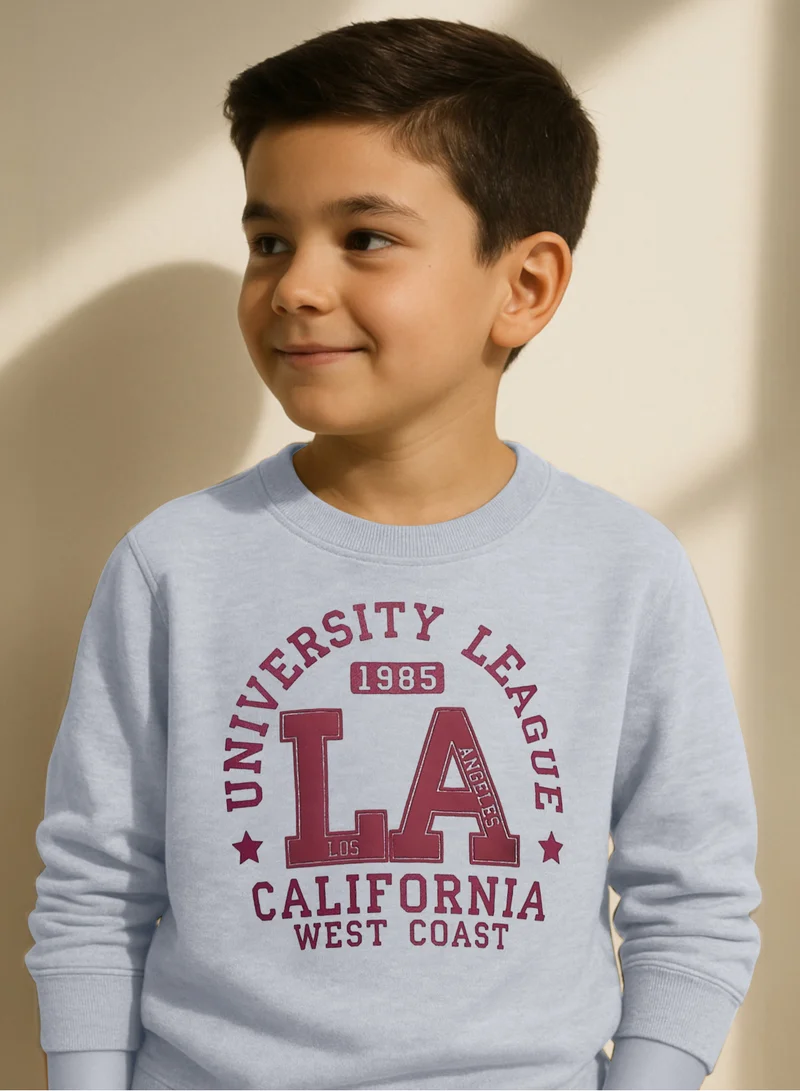 فكتور اند جين بدلة رياضية صوف بسحاب أمامي للأولاد تكساس  - عنابي