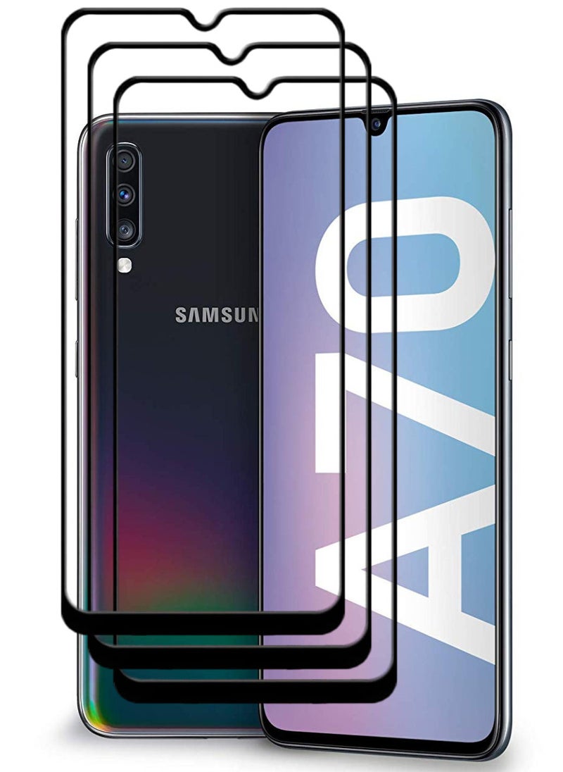 أكاليكس 3 قطع، حماية شاشة، لهاتف سامسونج جالاكسي A70، جودة ممتازة. - Image 1
