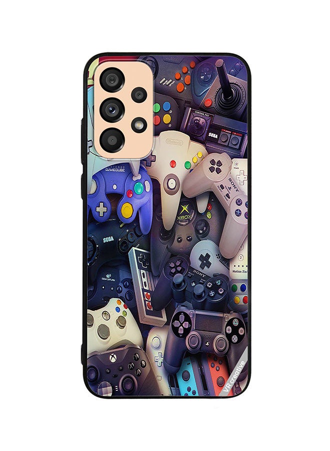 VR CREATIVE Protective Case Cover For Samsung Galaxy A33 5G Remote Controls Design Multicolour - Image 1