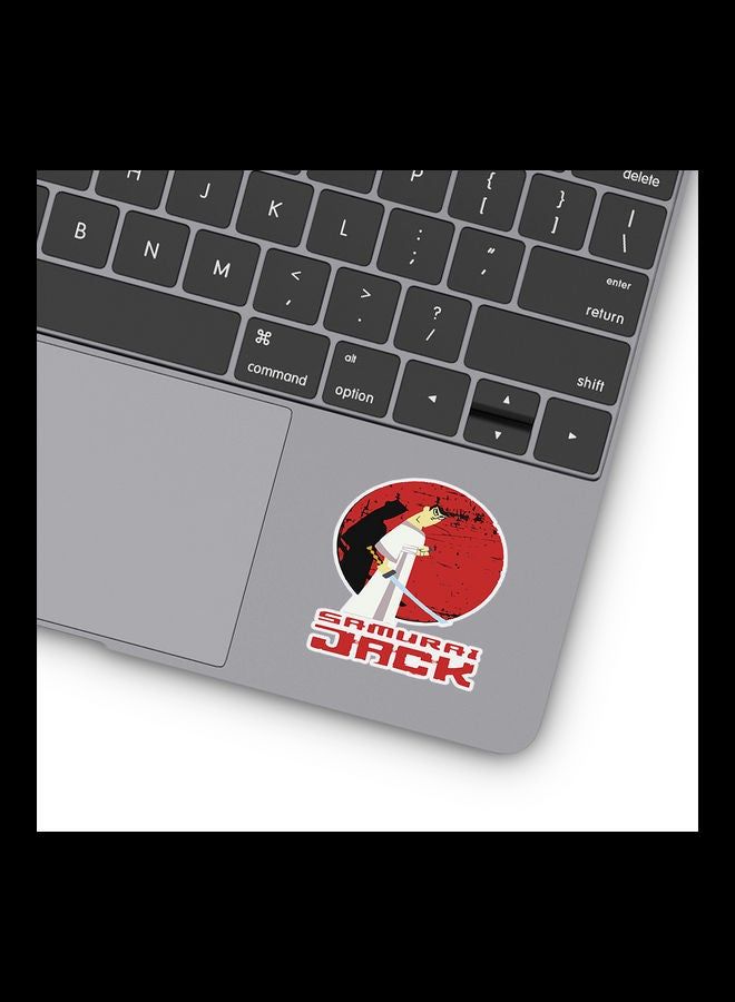 RKN Jack Samurai Logo Vinyl Stickers For Laptop - Image 2